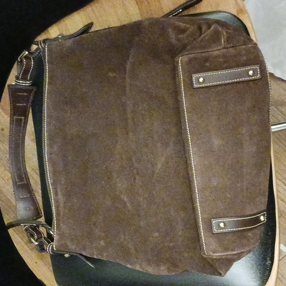 Dooney and Bourke suede Dillen hobo - Picture 2 of 8